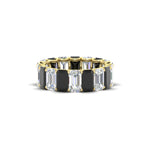 Load image into Gallery viewer, 6 Carat Diamond Emerald Cut Eternity Band