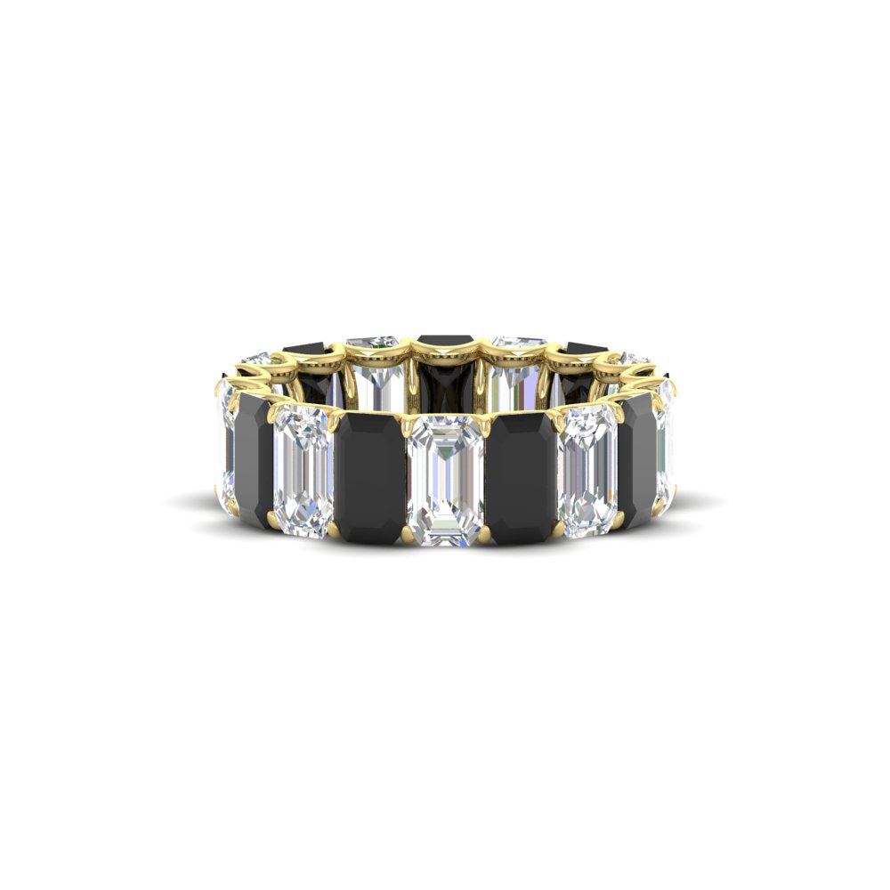 6 Carat Diamond Emerald Cut Eternity Band
