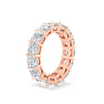 Load image into Gallery viewer, 6-carat-diamond-wedding-eternity-ring-in-rose-gold-FDEWB9296CUANGLE2-6.00CT-NL-RG
