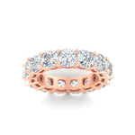 Load image into Gallery viewer, 6-carat-diamond-wedding-eternity-ring-in-rose-gold-FDEWB9296CUANGLE5-6.00CT-NL-RG
