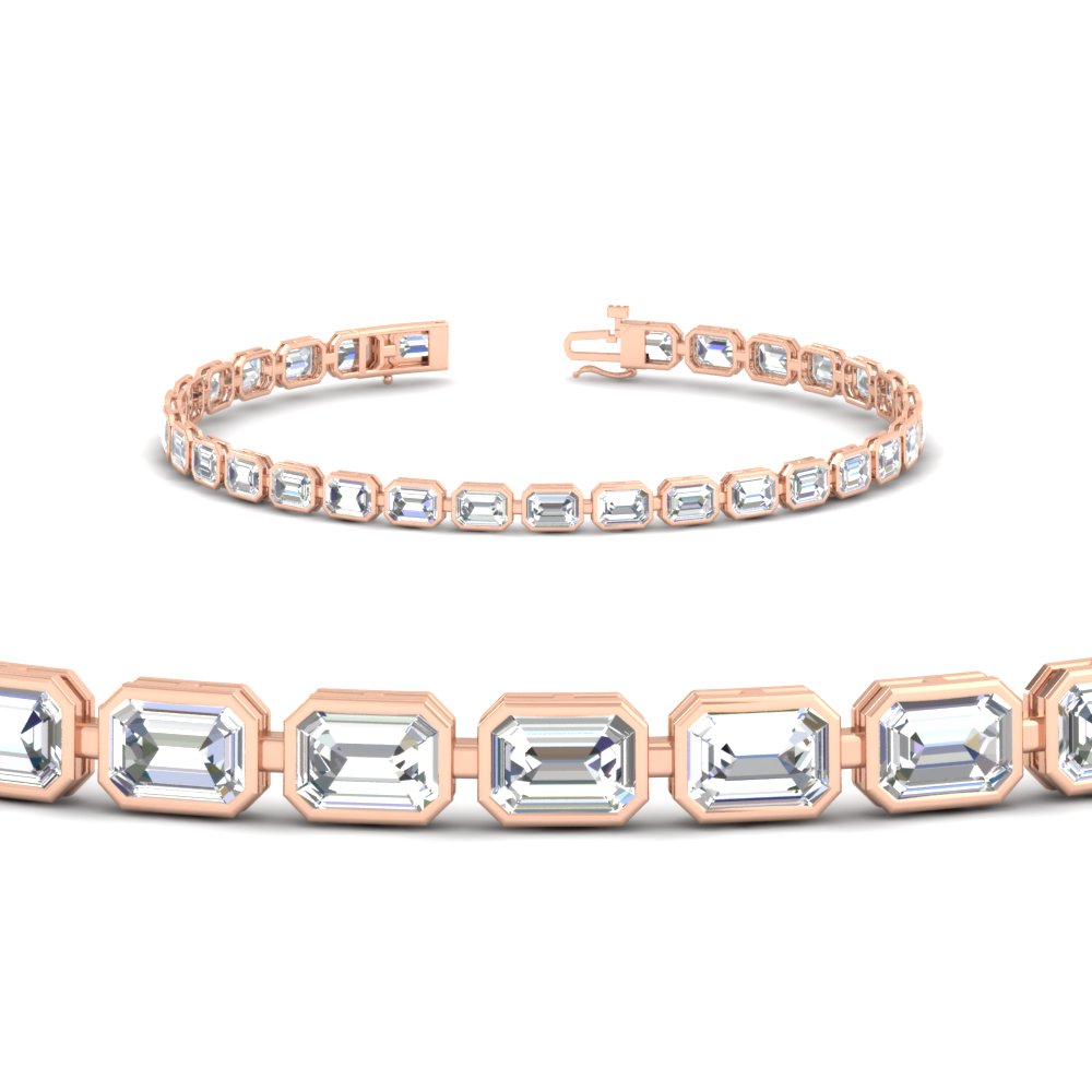 6-carat-emerald-cut-bezel-tennis-diamond-bracelet