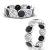 Load image into Gallery viewer, 6-carat-eternity-ring-bezel-black-diamond-in-white-gold-FDEWB10558-0.50CTGBLACKANGLE3-NL-WG
