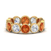 Load image into Gallery viewer, 6-carat-eternity-ring-bezel-orange-sapphire-in-yellow-gold-FDEWB10558-0.50CTGSAORANGLE3-NL-YG