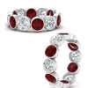 Load image into Gallery viewer, 6-carat-eternity-ring-bezel-ruby-in-white-gold-FDEWB10558-0.50CTGRUDRANGLE3-NL-WG