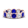 Load image into Gallery viewer, 6-carat-eternity-ring-bezel-sapphire-in-rose-gold-FDEWB10558-0.50CTGSABLANGLE3-NL-RG