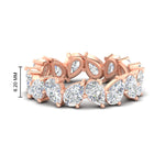 Load image into Gallery viewer, 6 Carat Pear Shape Full Eternity Wedding Band