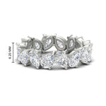 Load image into Gallery viewer, 6 Carat Pear Shape Full Eternity Wedding Band