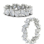 Load image into Gallery viewer, 6 Carat Pear Shape Full Eternity Wedding Band