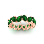 Load image into Gallery viewer, 6 Carat Pear Shape Full Eternity Wedding Band