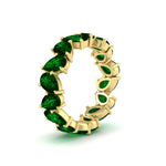 Load image into Gallery viewer, 6 Carat Pear Shape Full Eternity Wedding Band