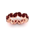 Load image into Gallery viewer, 6 Carat Pear Shape Full Eternity Wedding Band