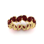 Load image into Gallery viewer, 6 Carat Pear Shape Full Eternity Wedding Band