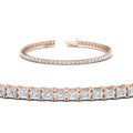 Thumbnail 1 - 6-carat-princess-cut-diamond-tennis-eternity-bracelet