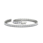 Load image into Gallery viewer, 6 Carat Princess Cut Diamond Tennis Eternity Bracelet
