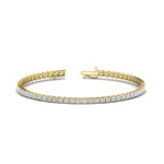Load image into Gallery viewer, 6 Carat Princess Cut Diamond Tennis Eternity Bracelet
