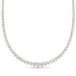 Load image into Gallery viewer, 6-carat-prong-set-tennis-necklace-set-in-FDNK11299RO-ANGLE1-6.00CT-NL-RG