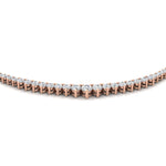 Load image into Gallery viewer, 6-carat-prong-set-tennis-necklace-set-in-FDNK11299RO-ANGLE1-6.00CT-NL-RG