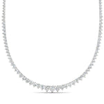 Load image into Gallery viewer, 6-carat-prong-set-tennis-necklace-set-in-FDNK11299RO-ANGLE1-6.00CT-NL-WG