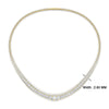 Load image into Gallery viewer, 6-carat-prong-set-tennis-necklace-set-in-FDNK11299RO-ANGLE1-6.00CT-NL-YG