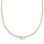 Load image into Gallery viewer, 6-carat-prong-set-tennis-necklace-set-in-FDNK11299RO-ANGLE1-6.00CT-NL-YG