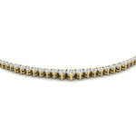 Load image into Gallery viewer, 6-carat-prong-set-tennis-necklace-set-in-FDNK11299RO-ANGLE1-6.00CT-NL-YG