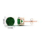 Load image into Gallery viewer, 6-carat-round-emerald-stud-earring-for-women-in-rose-gold-fdear10411rogemgrangle2-6.00ct-nl-rg-hw_9b77fb95-1102-481c-878f-7bfea249dc2f.jpg?v=1765339407
