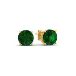 Load image into Gallery viewer, 6-carat-round-emerald-stud-earring-for-women-in-yellow-gold-fdear10411rogemgrangle1-6.00ct-nl-yg_38671a21-6c62-4b12-8f8c-9b837bb762e8.jpg?v=1765339407
