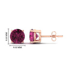 Load image into Gallery viewer, 6-carat-round-pink-sapphire-stud-earring-for-women-in-rose-gold-fdear10411rogsadrpiangle2-6.00ct-nl-rg-hw_d36928bd-2cfb-4bb4-8d29-a7273f297502.jpg?v=1765339412
