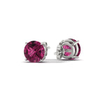 Load image into Gallery viewer, 6-carat-round-pink-sapphire-stud-earring-for-women-in-white-gold-fdear10411rogsadrpiangle4-6.00ct-nl-wg_bed9570c-52e6-4045-ac86-f6ca737ecf21.jpg?v=1765339412
