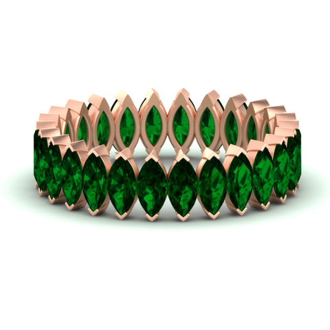 6-carat-wedding-band-marquise-emerald-in-rose-gold-FDEWB11257MQBGEMGR-6.00CT-NL-RG