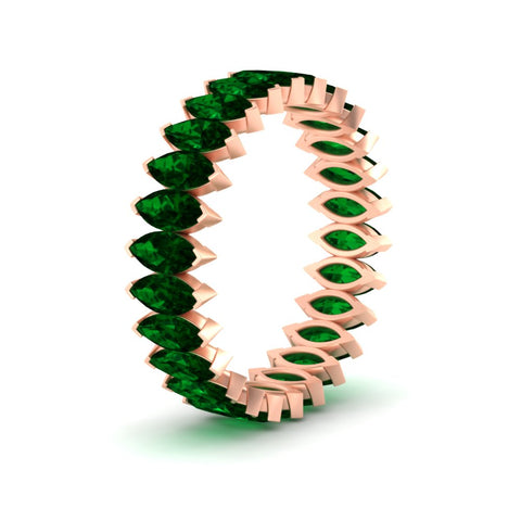 6-carat-wedding-band-marquise-emerald-in-rose-gold-FDEWB11257MQBGEMGR-6.00CT-NL-RG