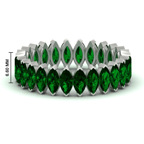 6-carat-wedding-band-marquise-emerald-in-white-gold-FDEWB11257MQBGEMGR-6.00CT-NL-WG