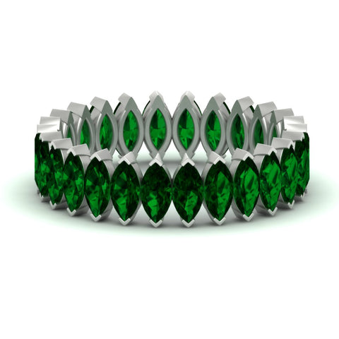 6-carat-wedding-band-marquise-emerald-in-white-gold-FDEWB11257MQBGEMGR-6.00CT-NL-WG