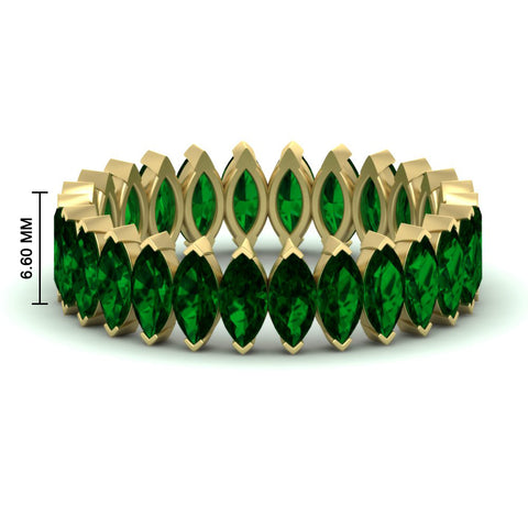 6-carat-wedding-band-marquise-emerald-in-yellow-gold-FDEWB11257MQBGEMGR-6.00CT-NL-YG