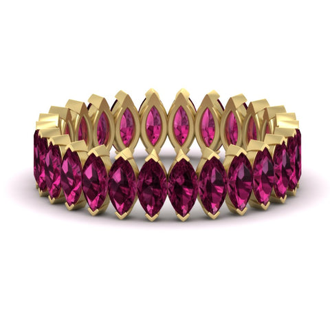 6-carat-wedding-band-marquise-pink-sapphire-in-yellow-gold-FDEWB11257MQBGSADRPI-6.00CT-NL-YG