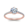 Load image into Gallery viewer, 6 Claw Prong Simple Round Diamond Ring
