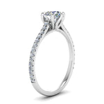 Load image into Gallery viewer, 6 Claw Prong Simple Engagement Ring
