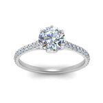 Load image into Gallery viewer, 6 Claw Prong Simple Engagement Ring
