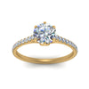 Load image into Gallery viewer, 6 Claw Prong Simple Round Diamond Ring