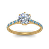 Load image into Gallery viewer, 6 Claw Prong Simple Round Diamond Ring