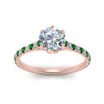 Load image into Gallery viewer, 6 Claw Prong Simple Round Diamond Ring
