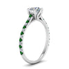 Load image into Gallery viewer, 6 Claw Prong Simple Round Diamond Ring