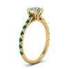 Load image into Gallery viewer, 6 Claw Prong Simple Round Diamond Ring