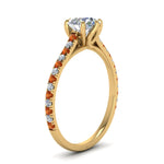 Load image into Gallery viewer, 6 Claw Prong Simple Round Diamond Ring

