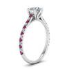Load image into Gallery viewer, 6 Claw Prong Simple Round Diamond Ring