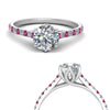 Load image into Gallery viewer, 6 Claw Prong Simple Round Diamond Ring
