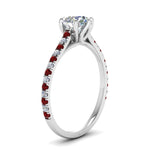 Load image into Gallery viewer, 6 Claw Prong Simple Round Diamond Ring
