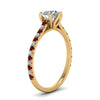 Load image into Gallery viewer, 6 Claw Prong Simple Round Diamond Ring