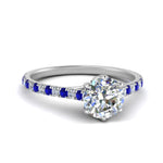 Load image into Gallery viewer, 6 Claw Prong Simple Engagement Ring
