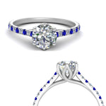 Load image into Gallery viewer, 6 Claw Prong Simple Round Diamond Ring
